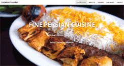 Desktop Screenshot of cazbarestaurant.com